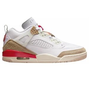 Nike Men's White and Red Sneakers